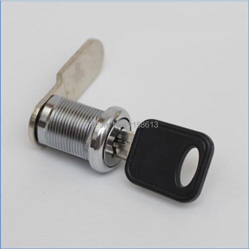 10 pieces 20mm zinc alloy keyed alike cylinderical slot and gaming machine cam lock