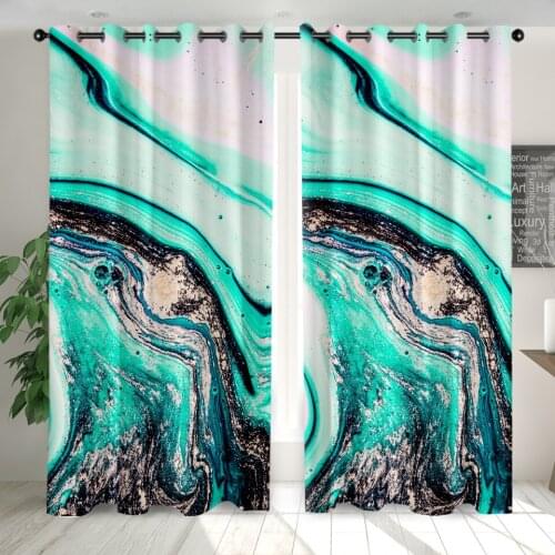 3D Marble Window Curtains for Living Room Bedding Room Morder Marble Print Home Decor Tapestry Wall Carpet Drapes Cotinas