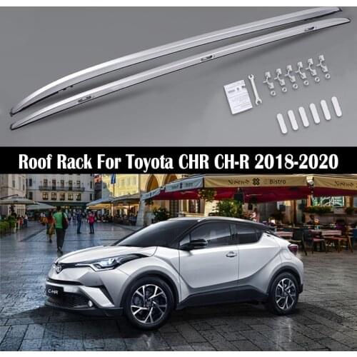 Aluminum Alloy Roof Rack For Toyota CHR CH-R 2018-2021 Rails Bar Luggage Carrier Bars top Cross bar Rack Rail Boxes
