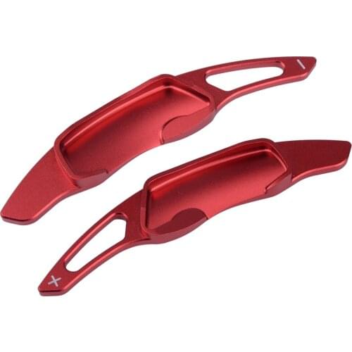 Red Steering Wheel Shift Shifter Paddle Extension Car Aluminum Alloy Fit For Subaru Legacy Forester Brz XV Outback Impreza