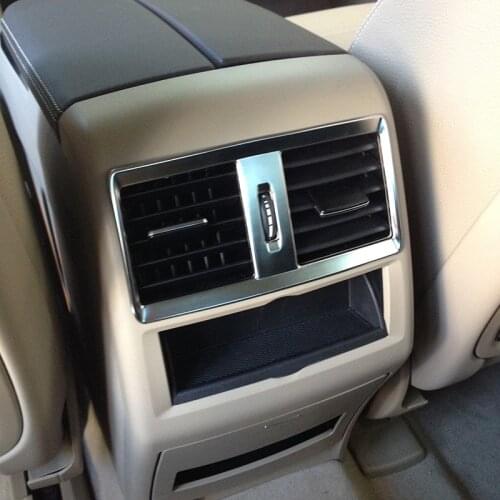 For Mercedes Benz GLE GLS 15-17 W164 X164 ML GL 13-16 ABS Chrome Air Conditioning Outlet Vent Cover Trim