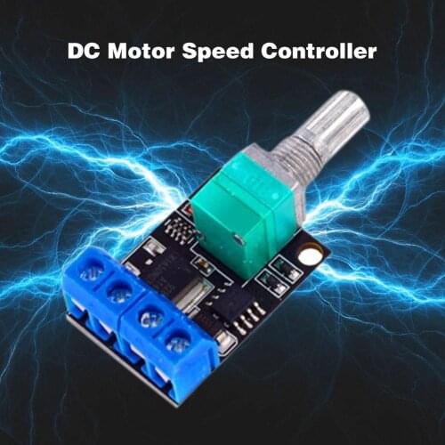 10A PWM 12V DC Motor Speed Controller Module Stepless Speed Regulator Control Governor Switch LED Dimmer