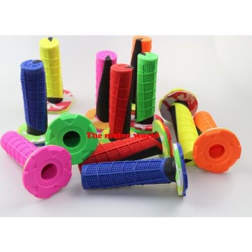 2017New hot selling Handle Grip Motorcycle High Quality Dirt Pit Bike Motocross 7/8" Handlebar Rubber Gel Hand Grips Brake Hand