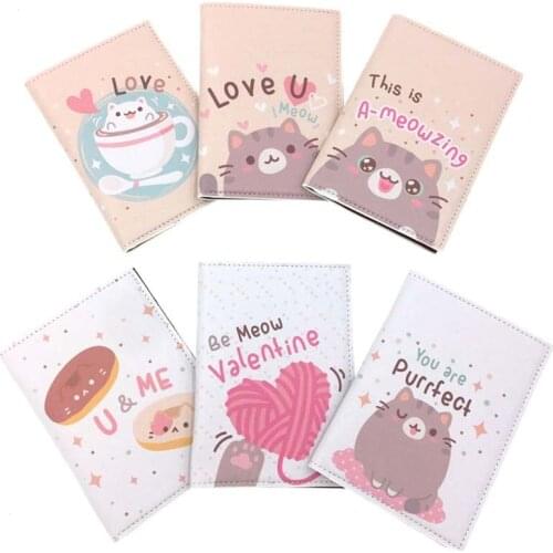New Travel Accessories Lovely Cats Animals Passport Holder PU Leather Travel Passport Cover Case High Quality Card ID Holders