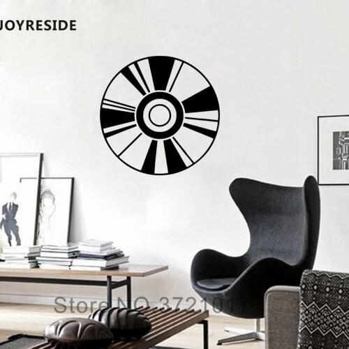 JOYRESIDE Record Music Studio Wall Decal Vinyl Musical Sticker For Children Room Decoration Art Decor DIY Bedroom Design A186