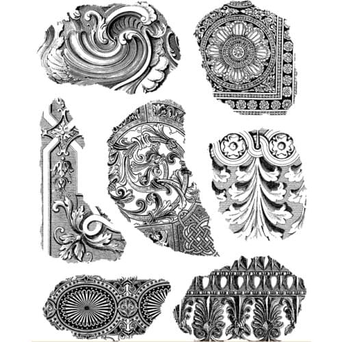 Background Transparent Clear Silicone Stamp/Seal for DIY scrapbook/photo album Decorative clear stamp sheets ST0786