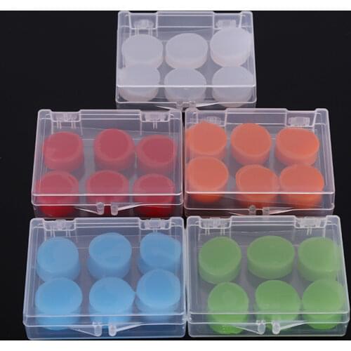6Pcs Silicone Ear Plugs Sound Insulation Ear Protection Earplugs Anti-Noise Sleeping Plugs for Travel Rest Quiet Noise Reduction