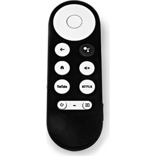 Silicone Remote Control Cover Case for Chromecast for -Google TV 2020 Voice Remote Shockproof Protective Cover Anti-Lost Case