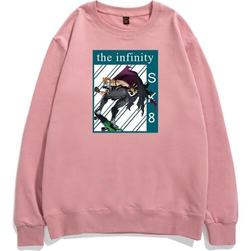 Anime Skateboard Boys Shadow Graphic Sweatshirts Mens Japan Manga SK8 The Infinity Hoodie Sweatshirt Hip Hop Cotton Men Pullover