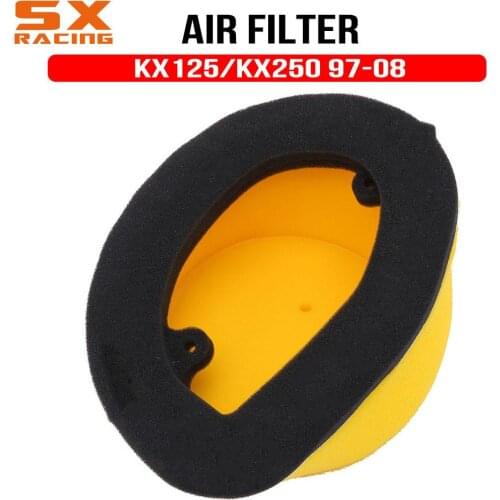 Motorcycle High Quality Sponge Air Cleaner Filter Double Layer Foam For Kawasaki KX 125 250 KX125 KX250 1997-2008 97 98 99 00-08