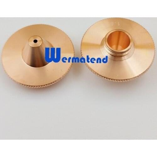 Wermatend 30pcs/lot Laser cutting nozzle for hanslaser laser DE HP1.5ins nozzle electrode screw-thread M11*0.75 Free shipping