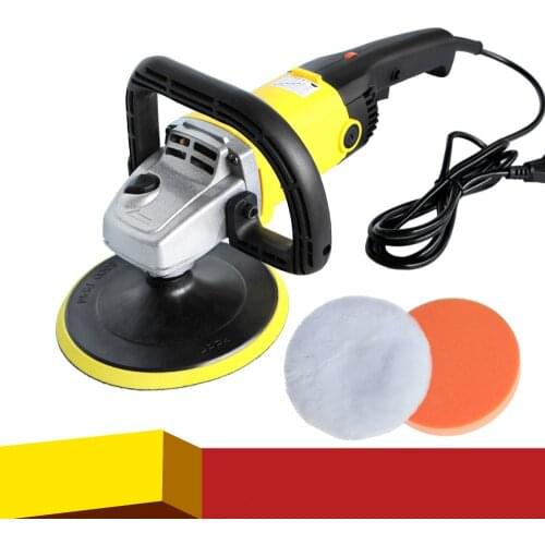 1200W Car Polisher Variable Speed 3000rpm 180mm Car Paint Care Tool Polishing Machine Sander 220V M14 Electric Floor Polisher