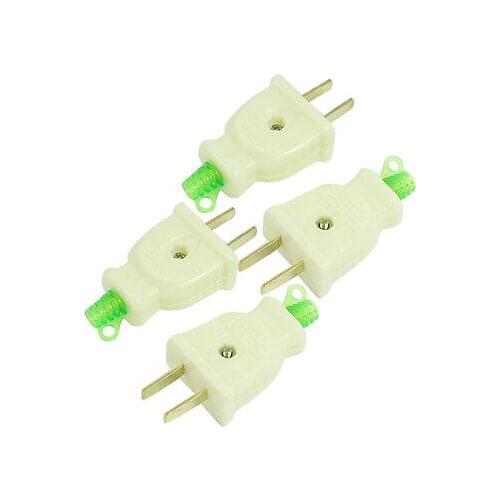 4 Pcs AC 250V 16Amp 2 Pin US Electrical Power Plug Connector Head Zkmhz