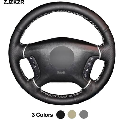 Car Auto Steering-Wheel Cover For Mitsubishi Pajero 2007-2019 Galant 2008-2012 Zinger 2008-2011 Braid on the Steering wheel 2018