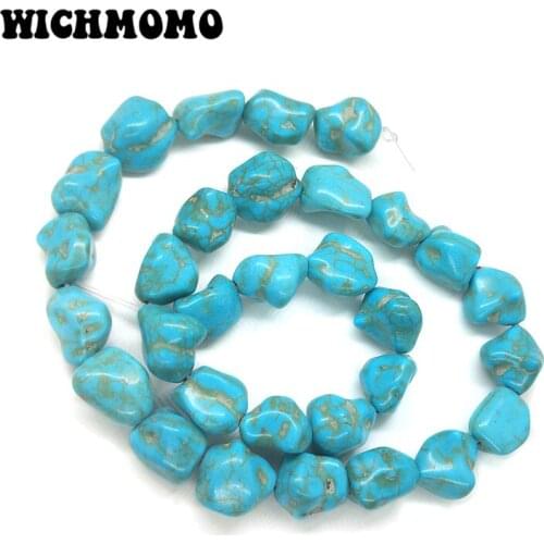 2019 New Fashion 10MM 15pieces/bag Synthesis Stone Irregularity Beads for DIY Necklace Bracelet Jewelry Making Accessories