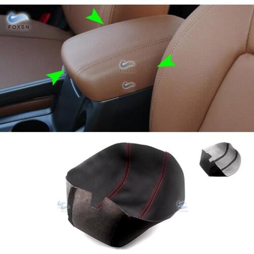 For Kia Sportage 2011 2012 2013 2014 2015 2016 Microfiber Leather Car Interior Center Control Armrest Box Cover Sticker Trim