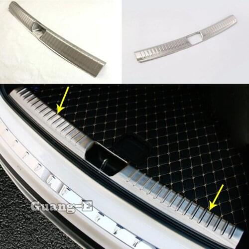 For Mercedes Benz GLA 2015 2016 2017 2018 2019 Car Internal Rear Bumper Panel Trunk Trim Cover Stainless Steel Plate Pedal