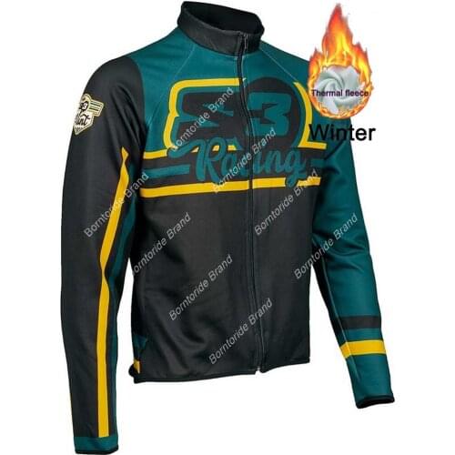 Motocross Motorcycle Street Bike Full Zip Fleece Sweatshirt For Racing Cotton Jacket Blue Motocross