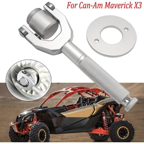 Belt Changing Tool For Can Am Maverick X3 Max R 4x4 XDS XRC XMR Turbo DPS 72" Clutch Removal Kit 2017 2018 2019 2020 2021 Silver