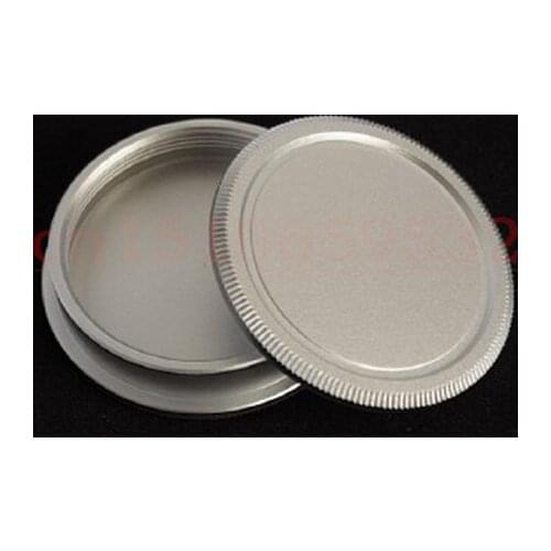 L39 M39 39mm screw lens metal body cap and rear cap back cap silver