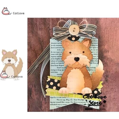 Lovely Dog Animal Metal Cutting Dies Stencils For DIY Scrapbooking Paper Card Decorative Craft Dies Embossing Die Cuts New 2019