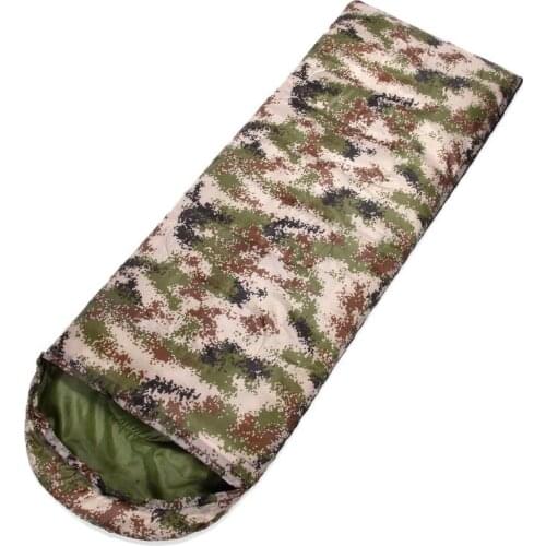 Digital Camouflage Envelope Sleeping Bag Widened and Thickened Windbreak Warm Fall and Winter Mens New Cotton sleeping AT6117