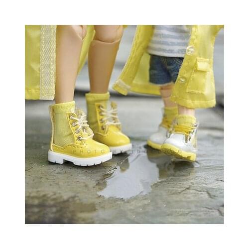 Ob11 Blythes size doll shoes fashion versatile high top lacing Martines boots candy wellies OB11 Blyth size doll accessories
