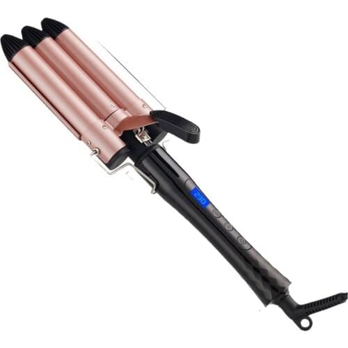 Triples Hair Curler Hair Curling Iron 3 Barrels Hair Waver Salon Equipment
