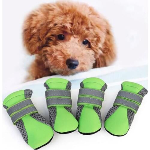 Pet Dog Boots Shoes Summer Autumn Super Resistant Dog Waterproof Shoes Large small Dog Hiking Shoes Labrador
