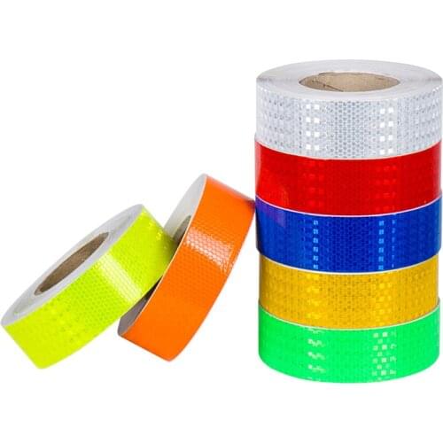 5cmx3m Reflective Material Tape Sticker Safety Warning Tape Reflective Film Car Stickers