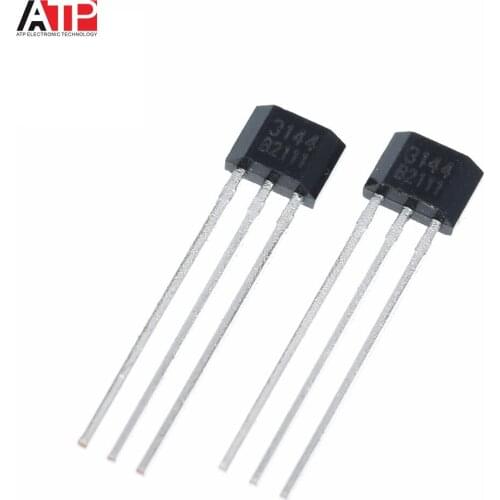 10pcs A3144 OH3144 Y3144 Hall Effect Sensor Brushless Electric Motor TO-92UA A3144EUA