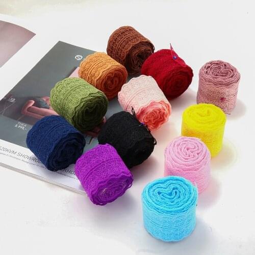 10 Yards Lace Ribbon 38mm Bilateral Handicrafts Holiday Embroidered Net Lace Trim Fabric Ribbon DIY Sewing Skirt Accessories