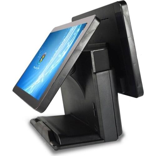 15+15 inch dual-screen POS system for restaurants and tea shop POS terminal POS machine hot sale ComPOSxb China Produce Cashier