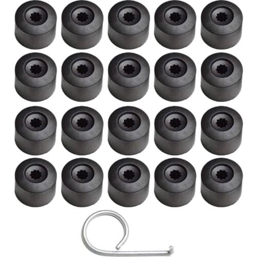 20 Pieces Wheel Anti-theft Nut Caps Bolt Covers Screw Compatible with New Jetta Magotan Tire Decorative Cap Contour