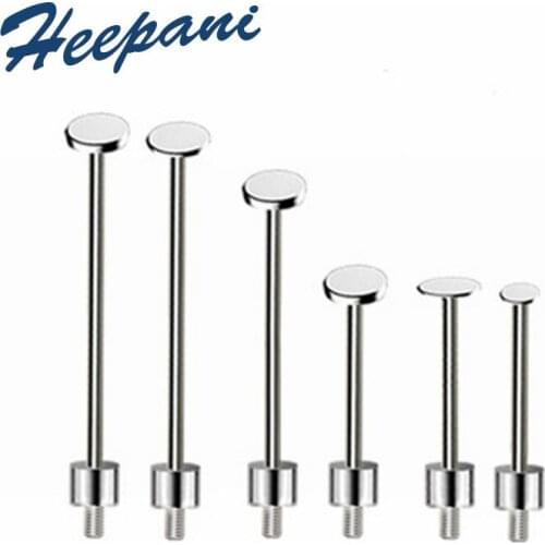 Free shipping 5pcs M2.5 thread T round disc shape probe dial indicator / micrometer gauge altitude flat head stylus