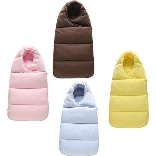 Baby sleeping Bag winter Envelope for newborns sleep thermal sack Cotton kids sleepsack in the carriage wheelchairs chlafsack
