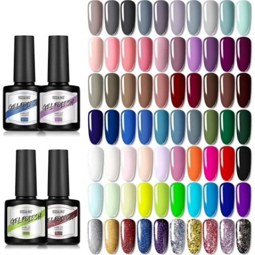 8ml Pure Color Nail Gel Polish for Manicure Vernis Base Top Coat Soak Off UV LED G99E