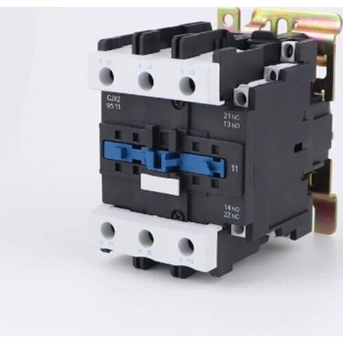 AC Contactor 95a CJX2-9511 3Phase 3-Pole Coil Voltage 380V 220V 50Hz Din Rail на дин рейку 3P 1NO+ 1NC пускатель магнитный 220В