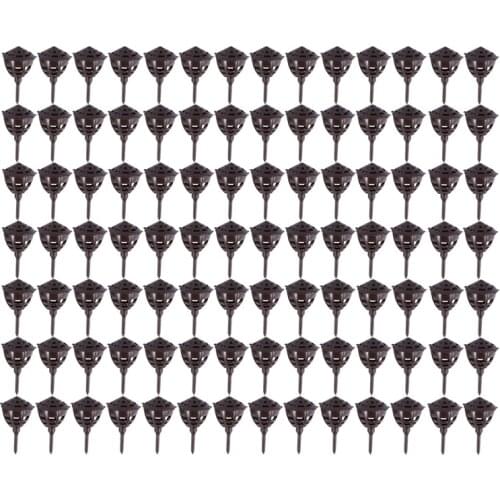 100Pcs Fertilizer Box Plastic Fertilizer Lid Basket Box Case Bonsai Tool Portable Fertilizer Box Garden Seedling Basket