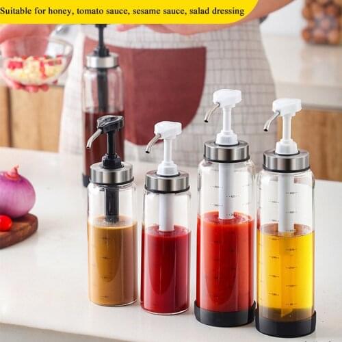 Kitchen Oil Bottle Dispenser Kitchen Accessories Squeeze Bottle Barbecue Porta Temperos Honey Dispenser Sauces Dispenser