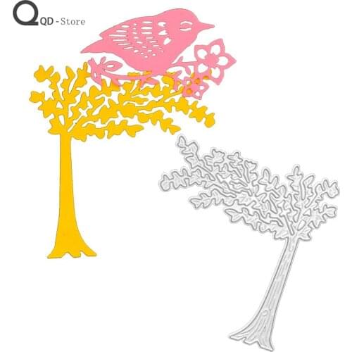 Tree Metal Cutting Dies for Scrapbooking Mold Cut Stencil Handmade Tools DIY Card Make Mould Model Craft Decoration New 2021