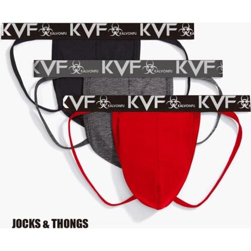Mens Underwear European Size Empty Back Elastic Cotton Youth Fun Penis Pouch Men Thongs G Strings