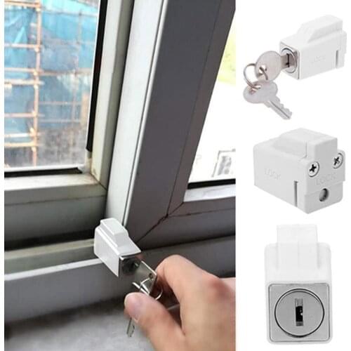 Patio Window Lock High Quality Sliding Door Aluminium Alloy Plastic Steel Window Security Limit Lock Home Tools