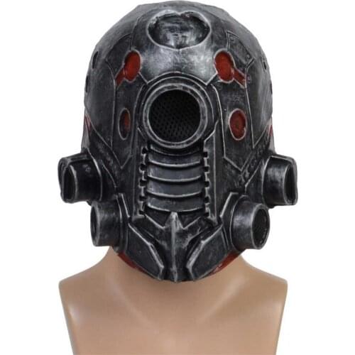 Punk Masque Helmet Halloween Steampunk Robot Masque Headgear Metallic Color Ghost Masquerade Death Cosplay Party Props