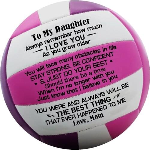 Mom To My Daughter Gifts Soft Volleyball Professional Training Competition BallBest Gifts For To Beloved Daughter