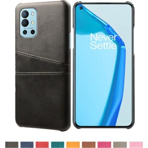 Retro PU Leather Cover Funda On The For OnePlus 9R Coque Card Slots Wallet Case For One Plus 9 R 1+9R 5G 6.55" 2021 Capa Shell