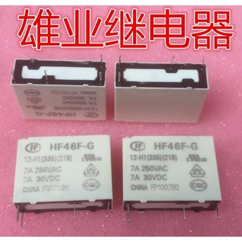 Relay HF46F-G-12-H1 7A HF46F-G/12-H1 4PIN