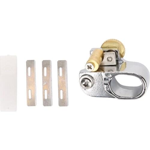 Cutting Belt Cutter Leather Hand Cutting DIY Craft Tool with 3 Blades Leathercraft Accessories