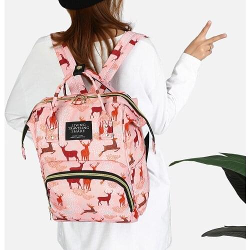 Folding Portable Baby Crib Bed Mommy Bag Backpack Waterproof Maternity Nappy Bag Stylish Folding Crib Nappy Bags