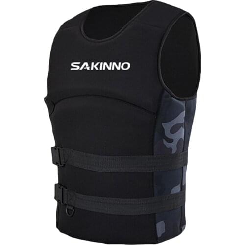 Life Jacket Adults Surf Vest Motorboats Jet Ski Kayak Wakeboard Raft Fishing Vest Rescue Boat Swimming Surf Sailing Safety Vest